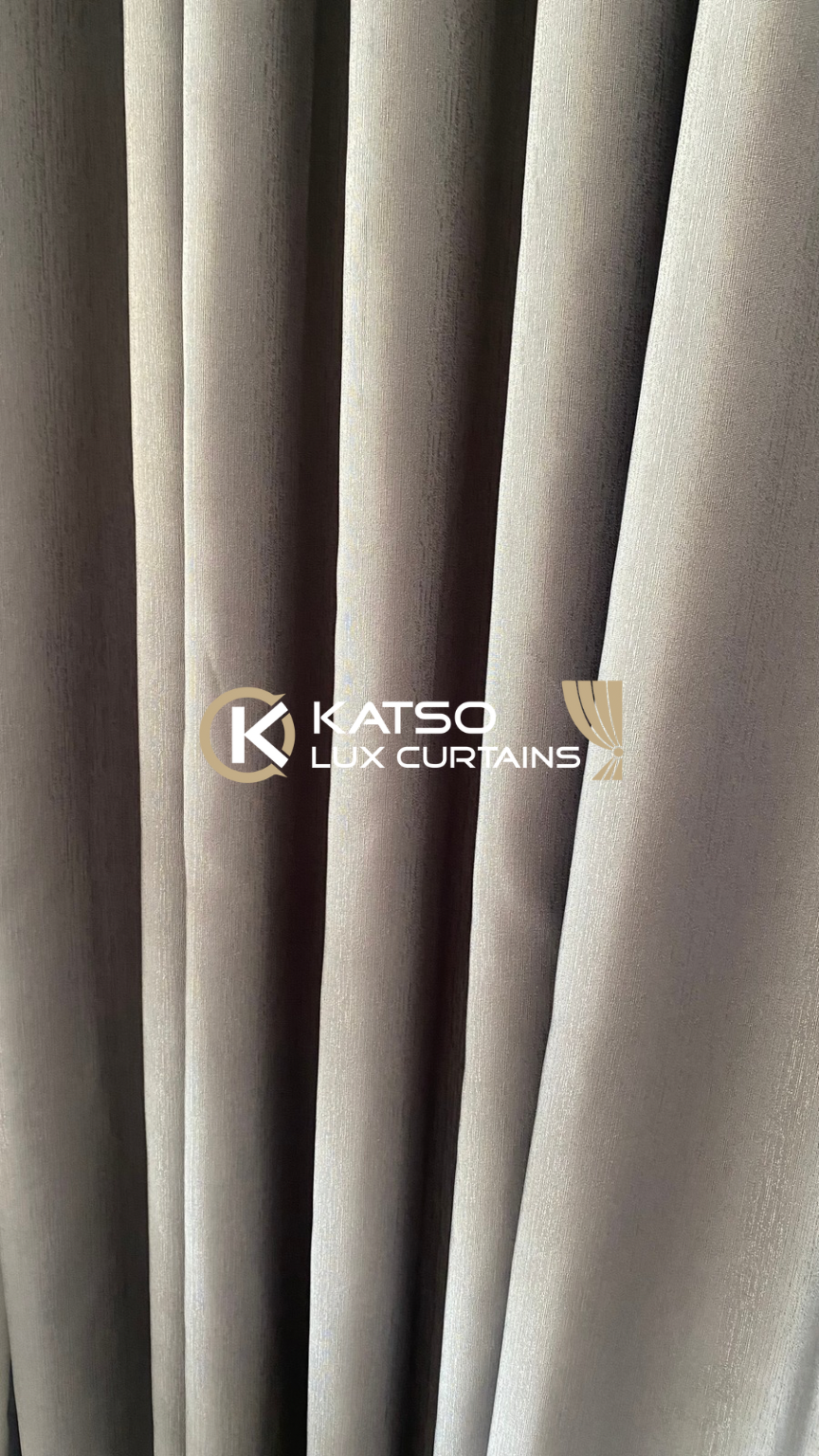 Light Grey Front Curtain - Andile