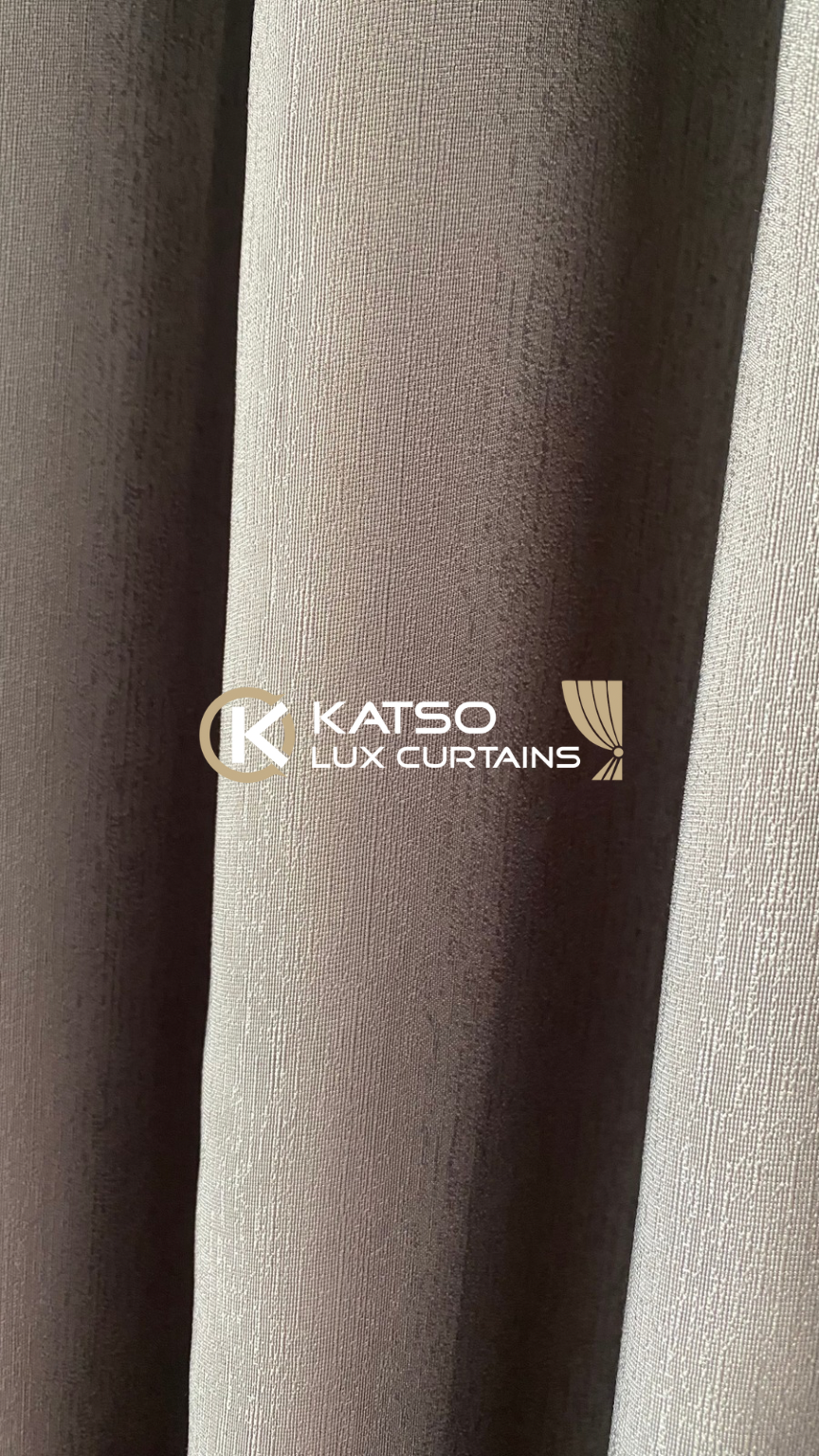 Light Grey Front Curtain - Andile