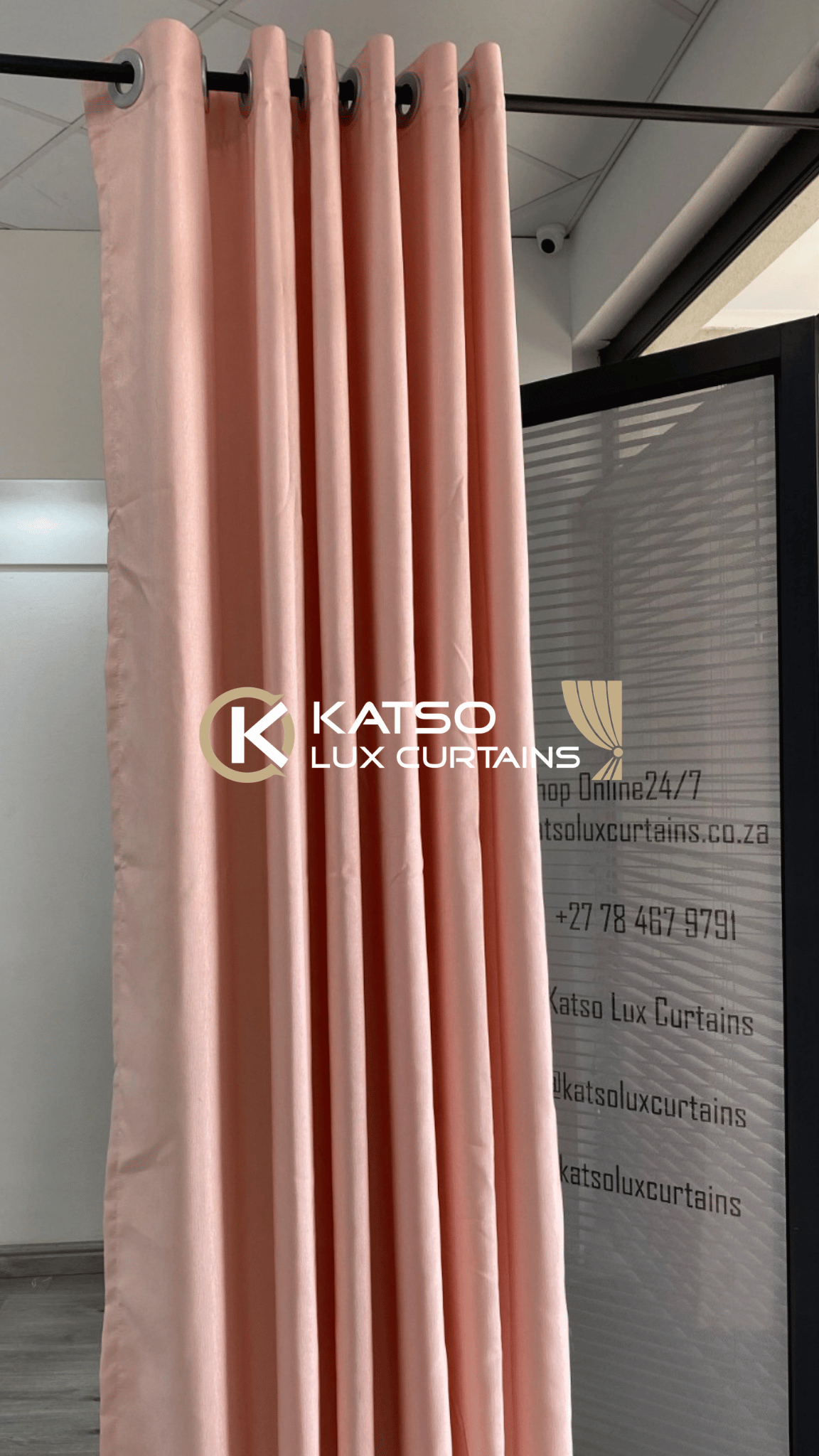 Alicia Made-to-Measure Curtain, Dusty Pink | Eyelet, Taped or Wave