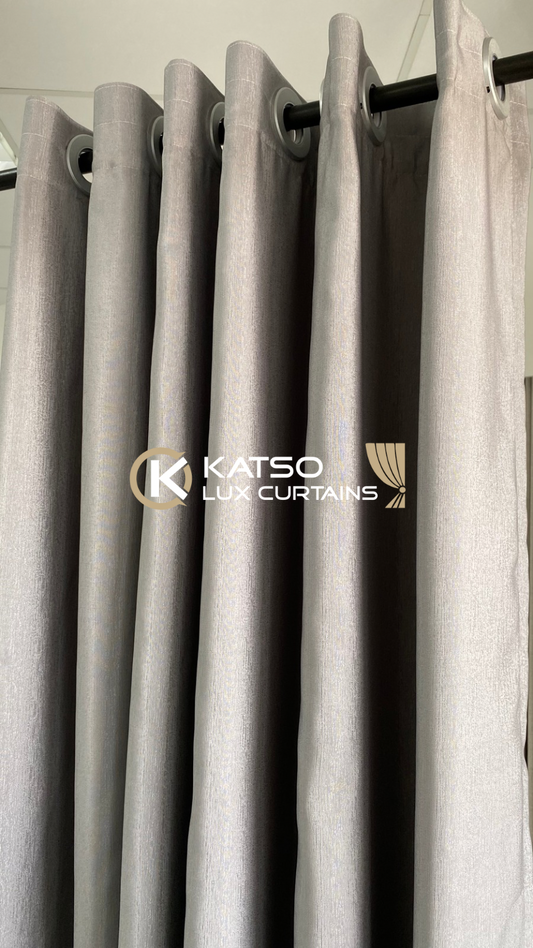 Light Grey Front Curtain - Andile