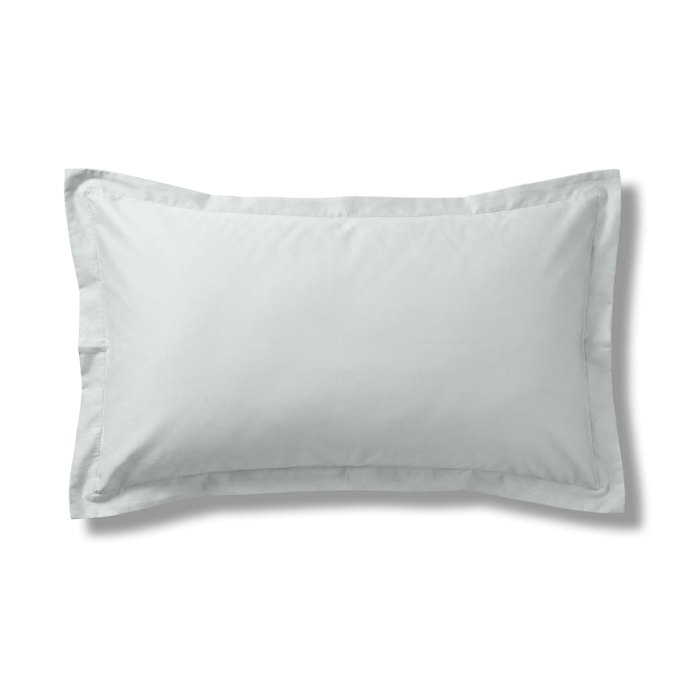 200 Thread Count Oxford 100% Cotton Percale Pillowcase Duck Egg-Pillowcases