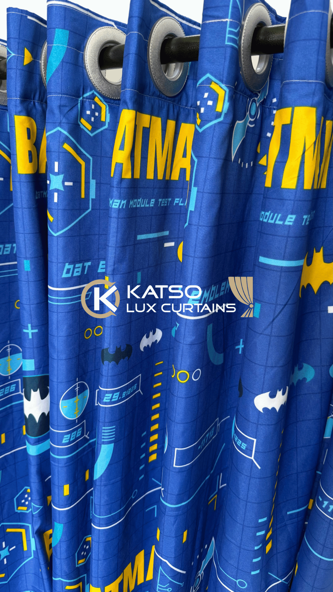 Kids Front Curtain - Batman