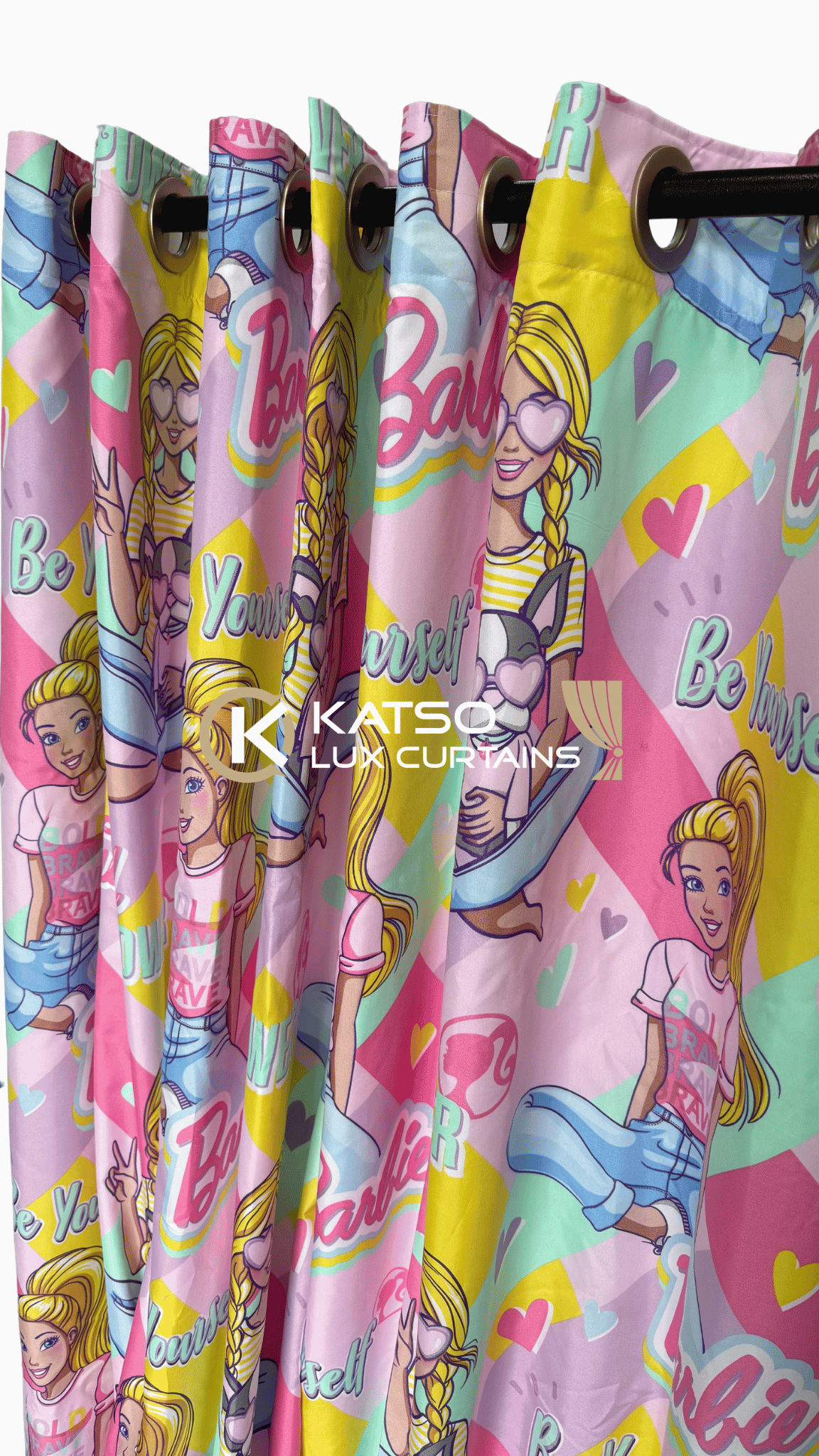 Kids Front Curtain - Barbie