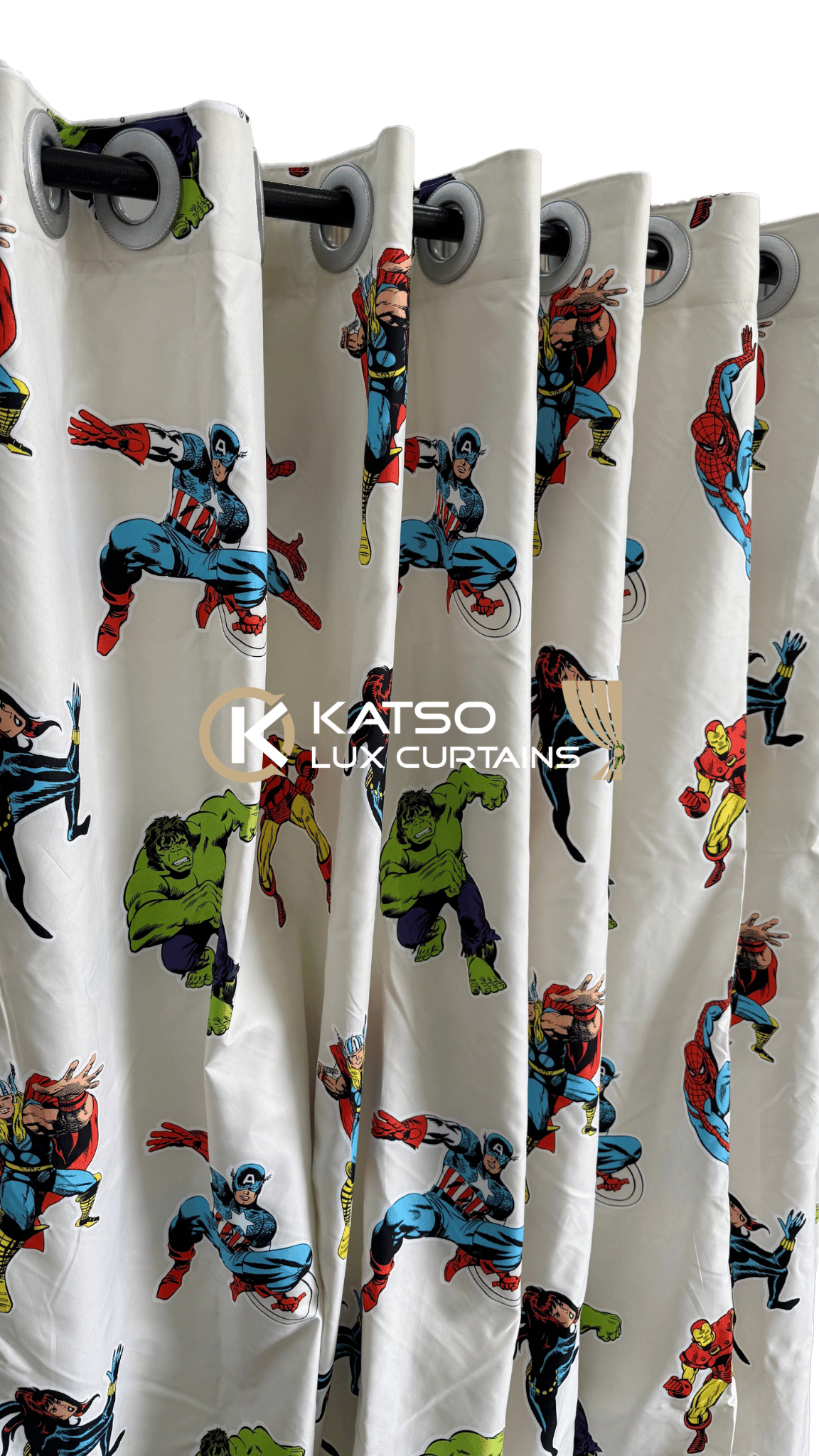 Kids Front Curtain - Marvel Heroes