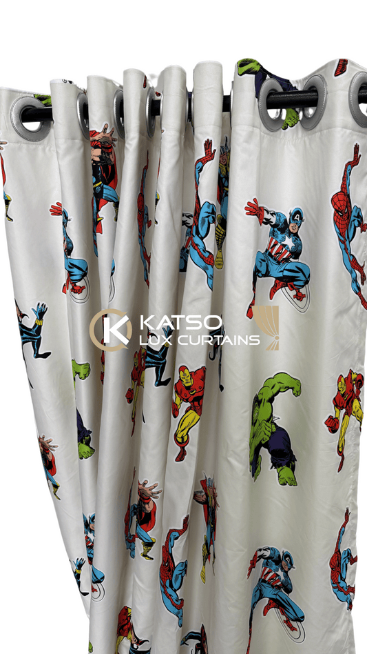 Kids Front Curtain - Marvel Heroes