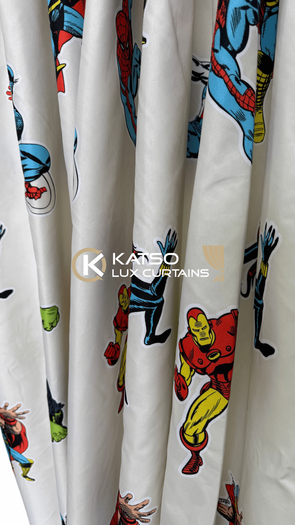 Kids Front Curtain - Marvel Heroes