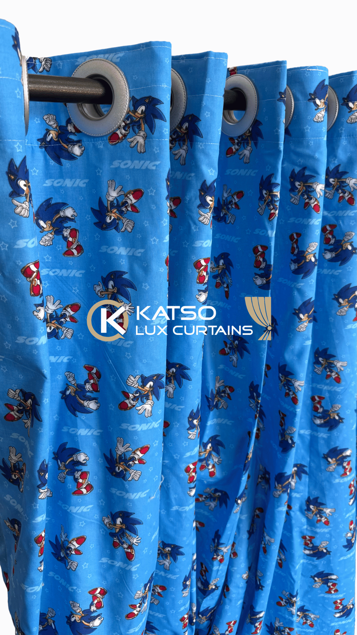 Kids Front Curtain - Sonic Speed