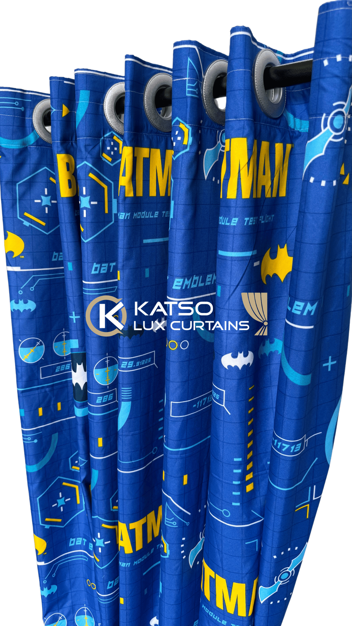 Kids Front Curtain - Batman