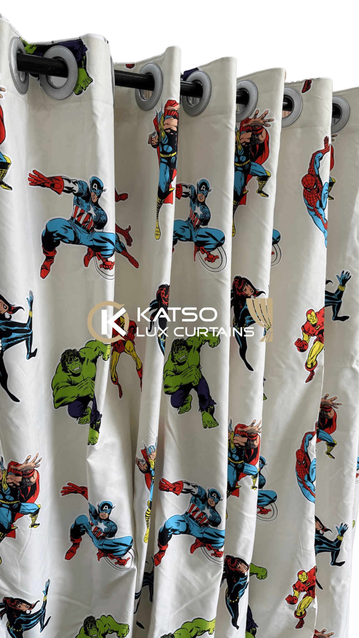 Kids Front Curtain - Marvel Heroes