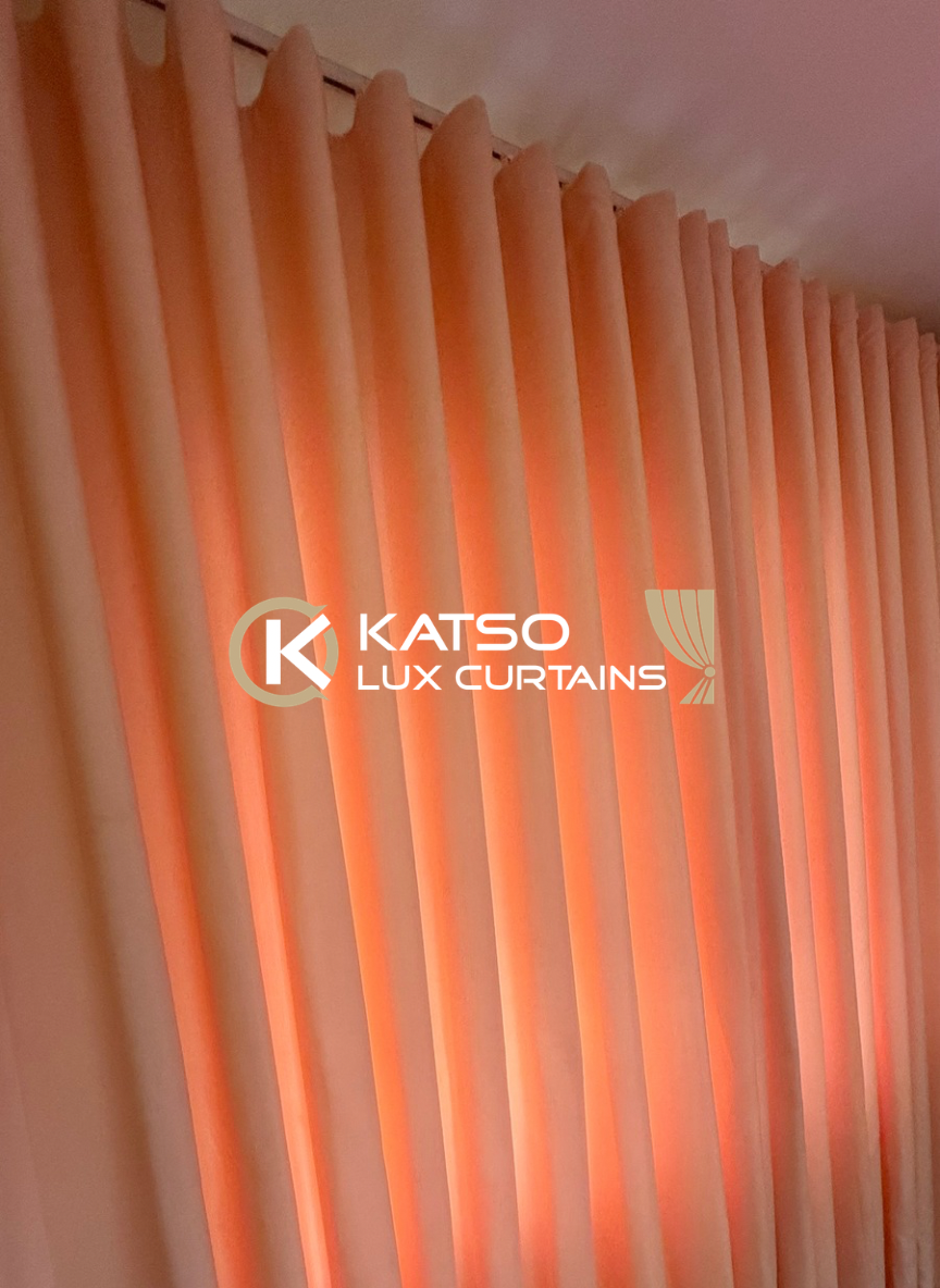 Front Curtain - Pink Marlo Wave