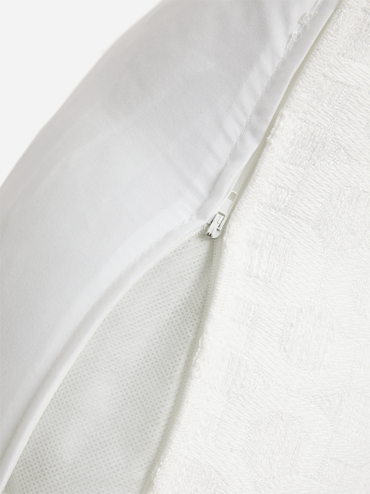 White Jacquard Scatter Cushion