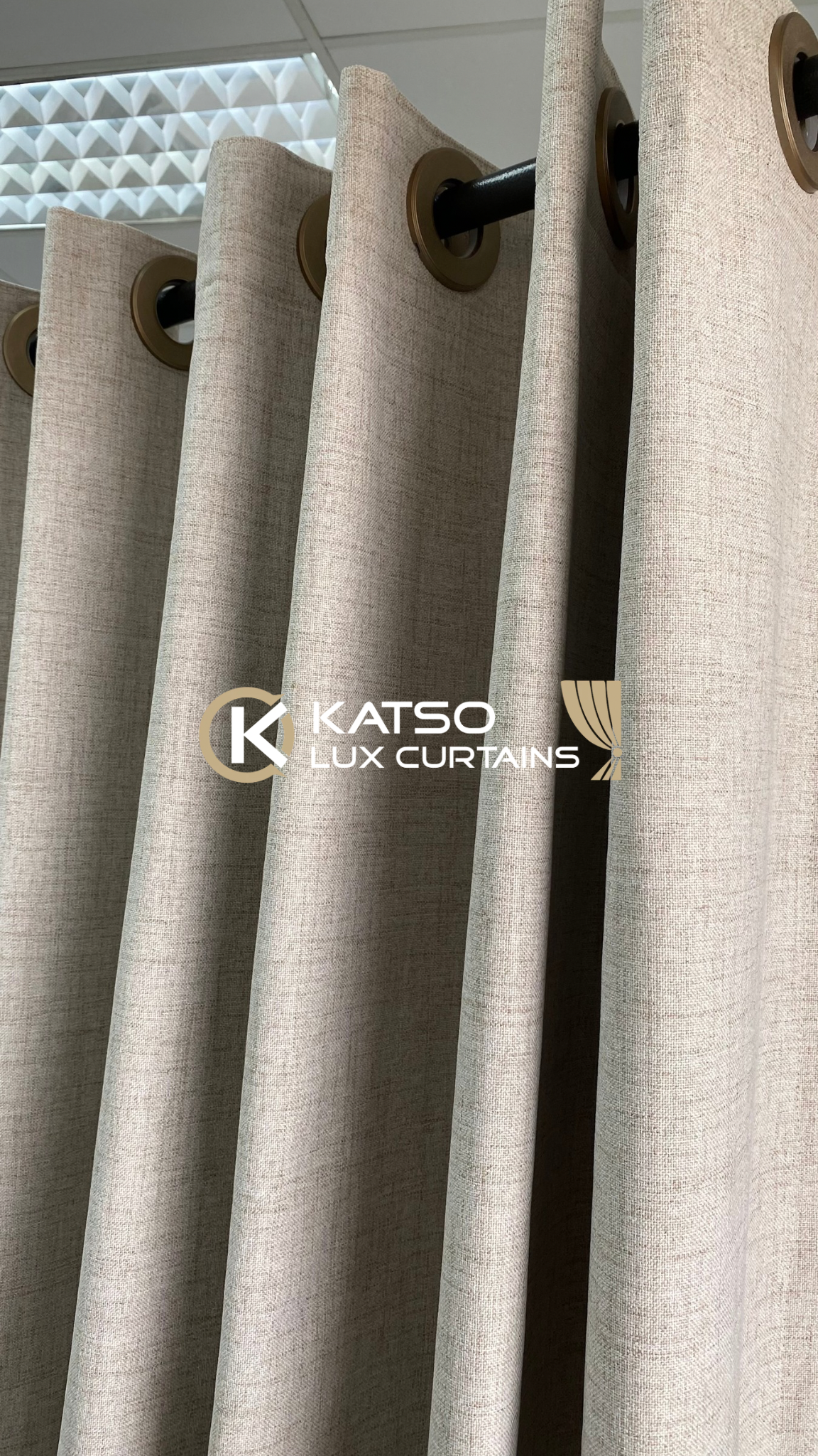 Lerato 100% Blackout Made-to-Measure Curtain | Eyelet, Taped or Wave