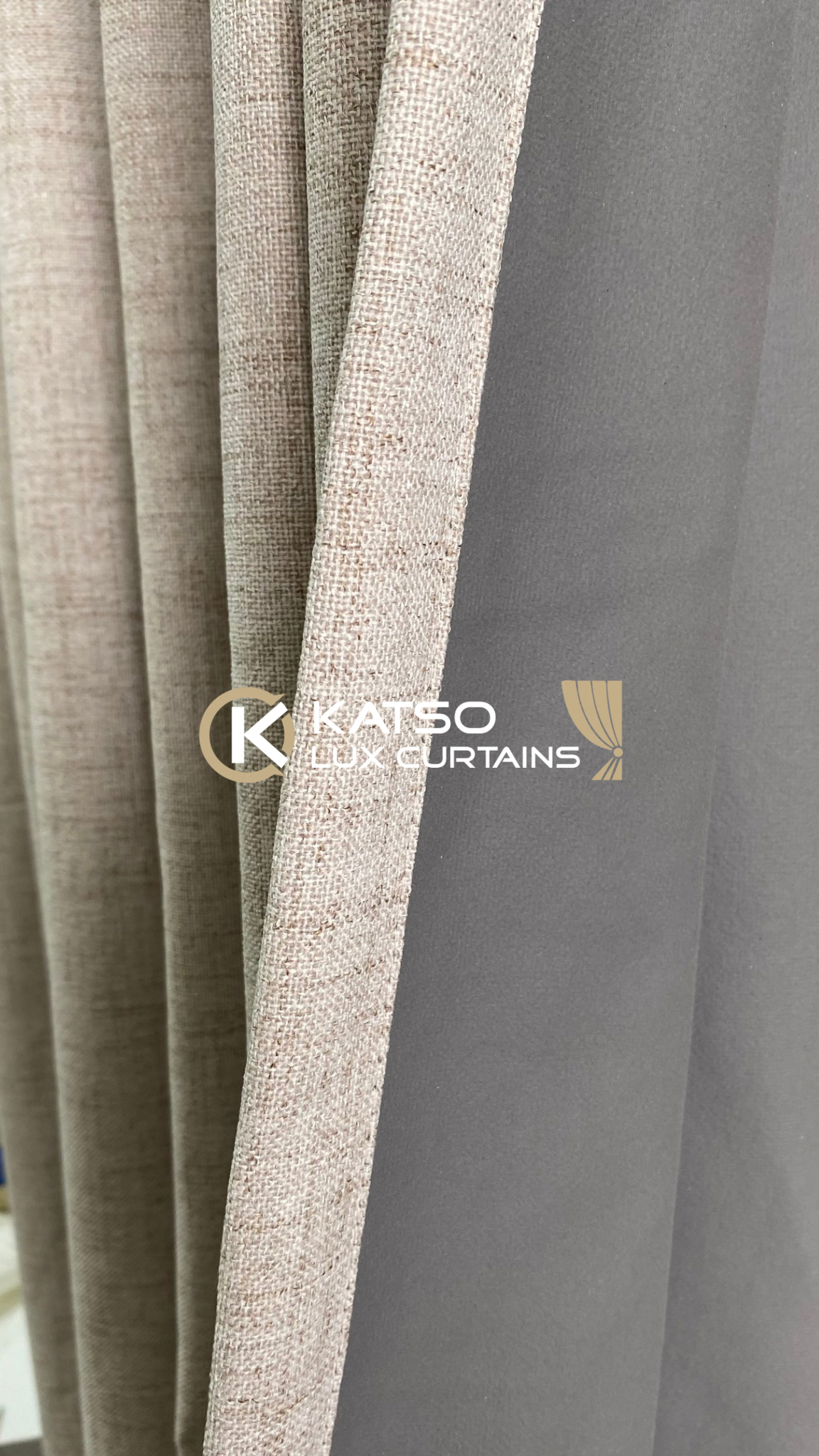 Lerato 100% Blackout Made-to-Measure Curtain | Eyelet, Taped or Wave