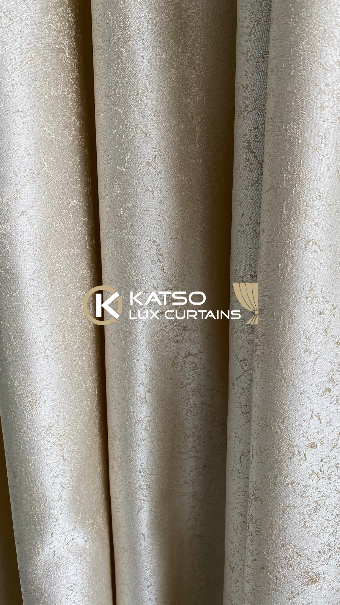 Thandiwe Made-to-Measure Curtain, Warm Ivory | Eyelet, Taped or Wave