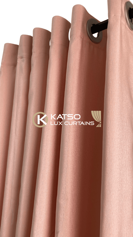 Alicia Made-to-Measure Curtain, Dusty Pink | Eyelet, Taped or Wave