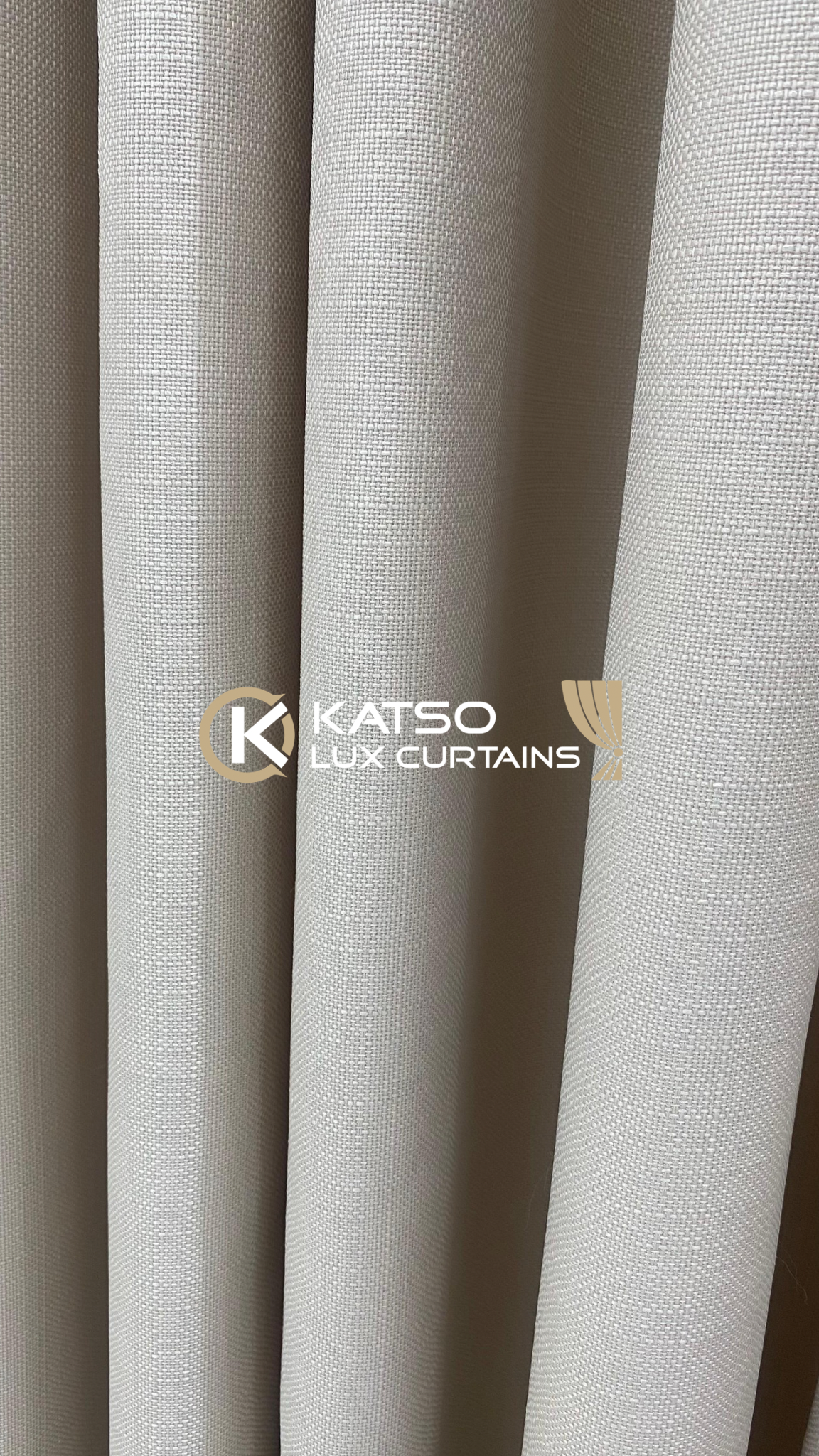 Zanele Made-to-Measure Curtain, Warm Ivory | Eyelet, Taped or Wave