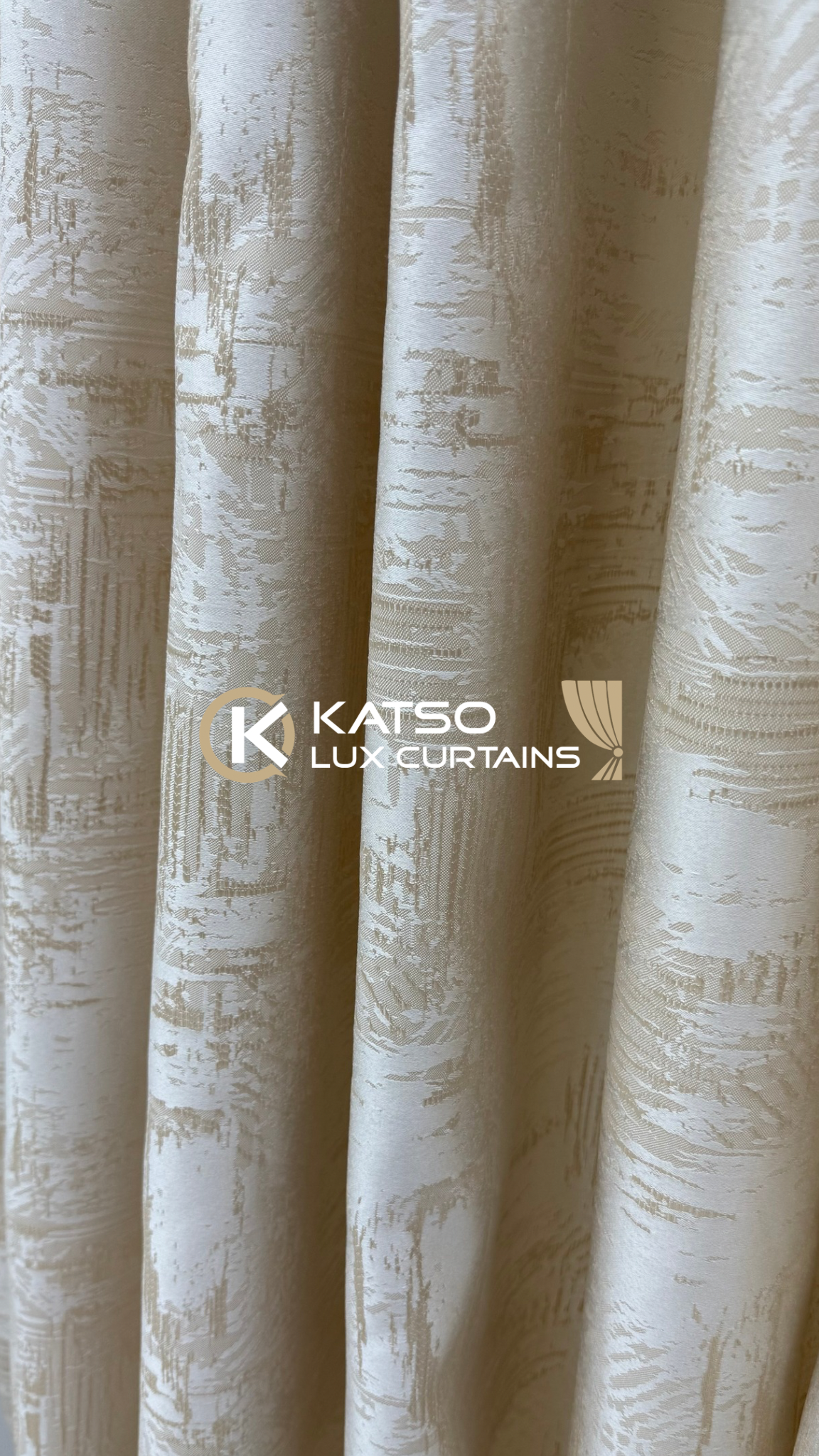 Annelie Made-to-Measure Curtain, Warm Cream | Eyelet, Taped or Wave