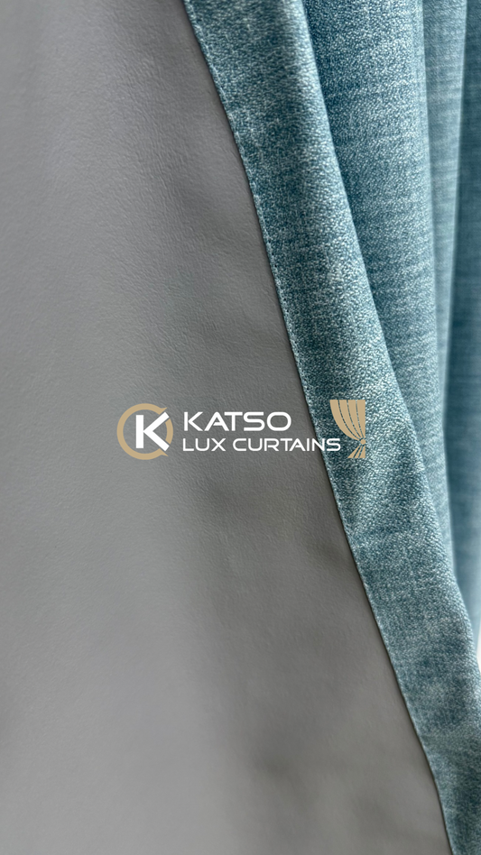 Charlotte Made-to-Measure 100% Blockout Curtain | Eyelet, Taped or Wave