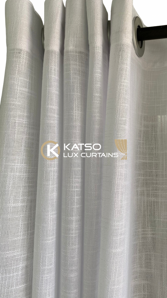 Evelyn Made-to-Measure Lace Curtain | Eyelet, Taped or Wave