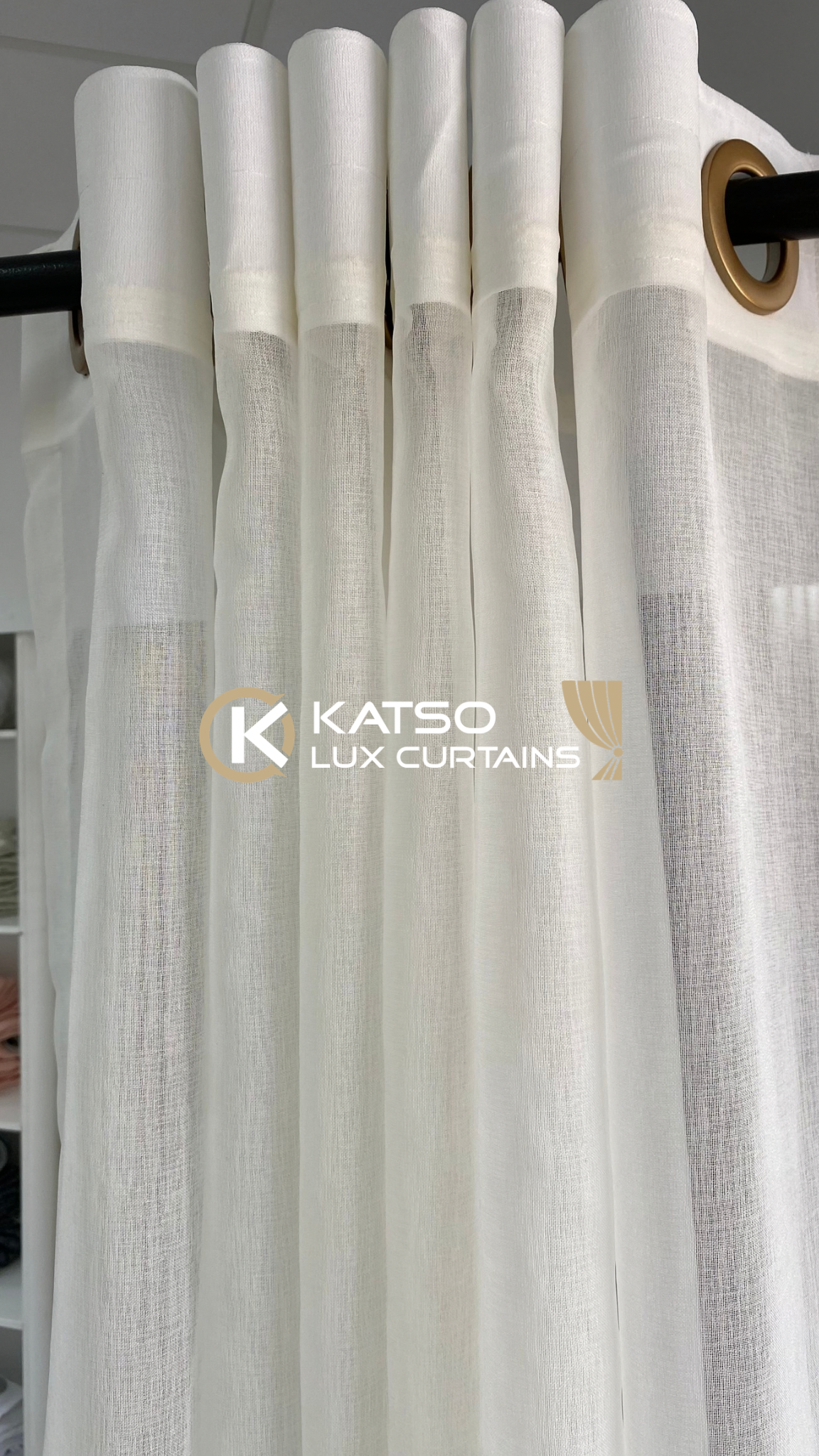 Ayanda Made-to-Measure Lace Curtain | Eyelet, Taped or Wave