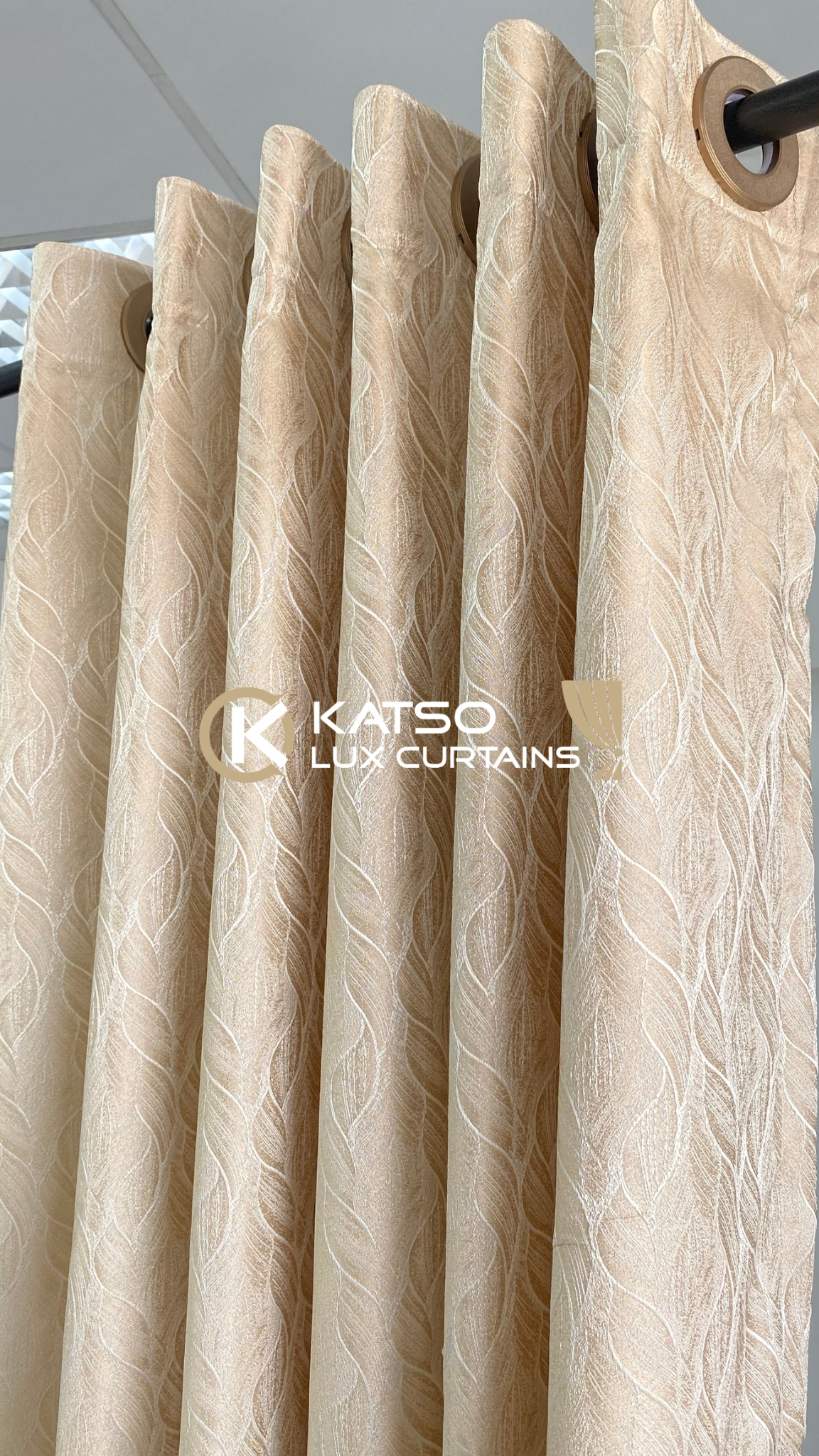 Corli Made-to-Measure Curtain | Eyelet, Taped or Wave