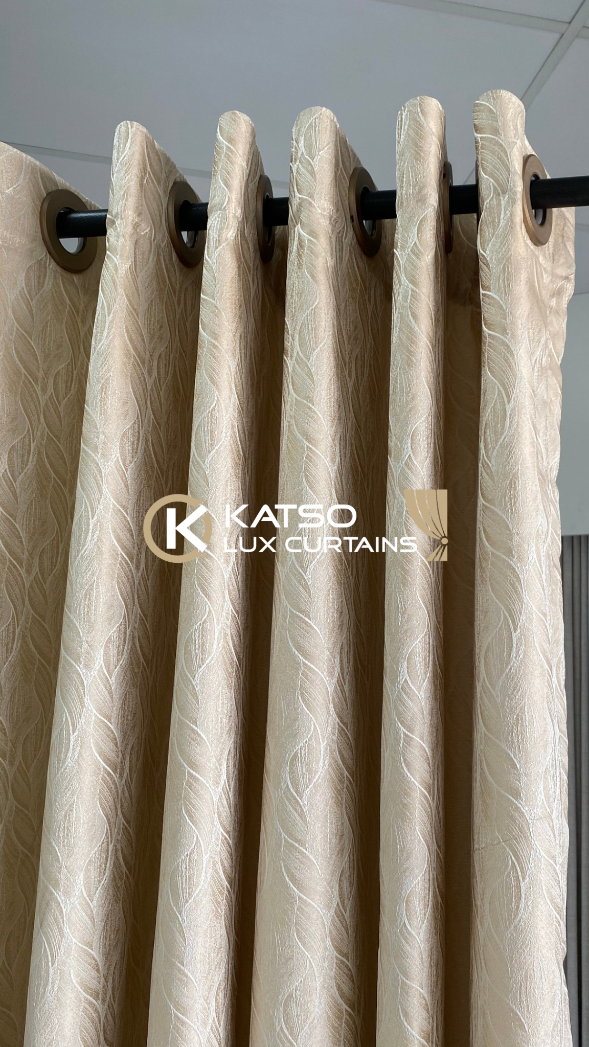 Corli Made-to-Measure Curtain | Eyelet, Taped or Wave