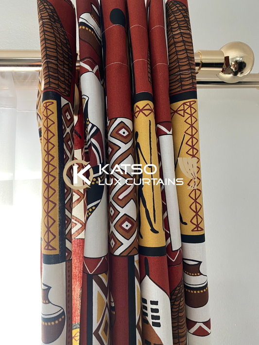 Nokwazi Made-to-Measure Curtain | Eyelet, Taped or Wave