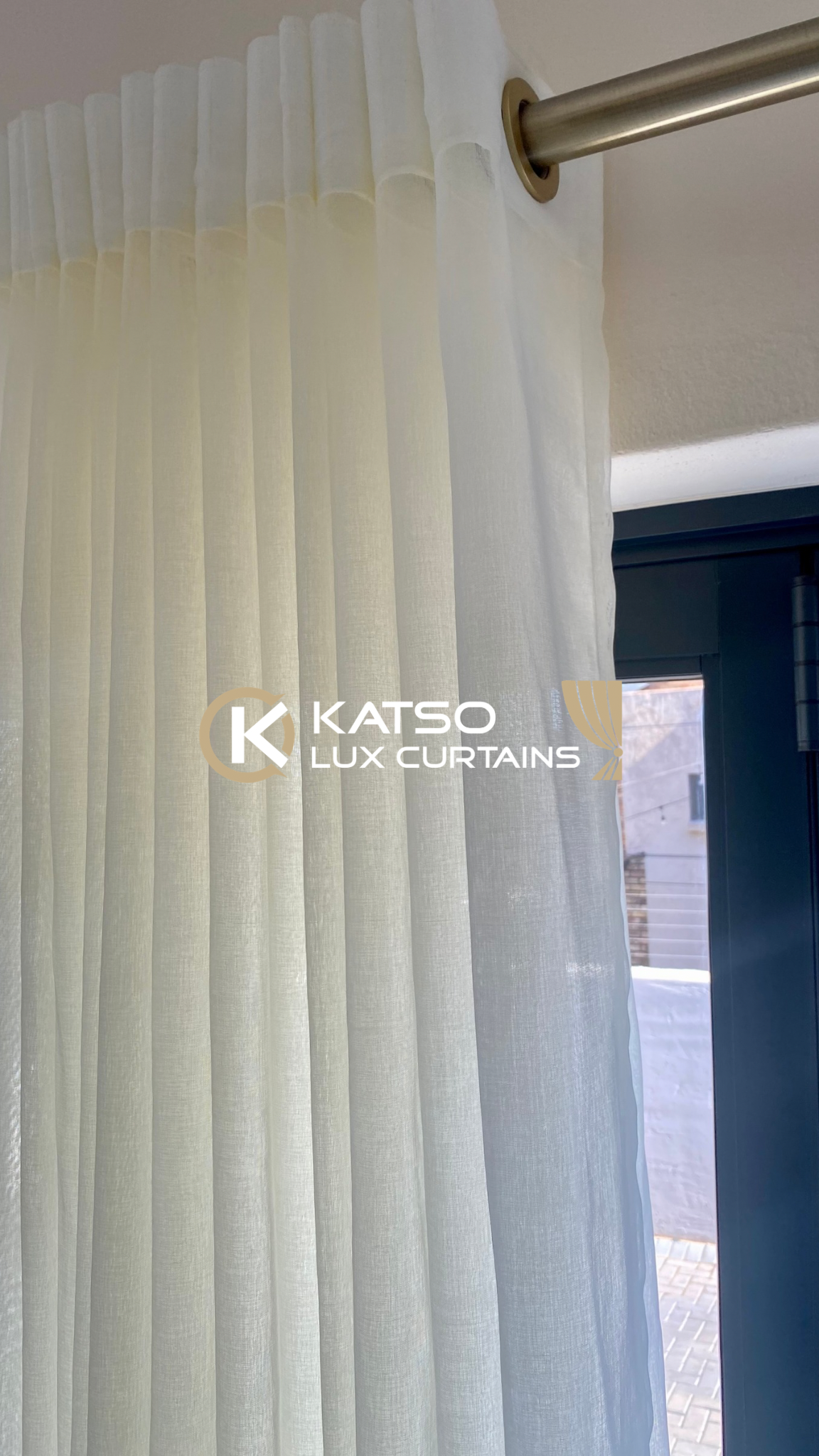 Lulama Made-to-Measure Lace Curtain | Eyelet, Taped or Wave