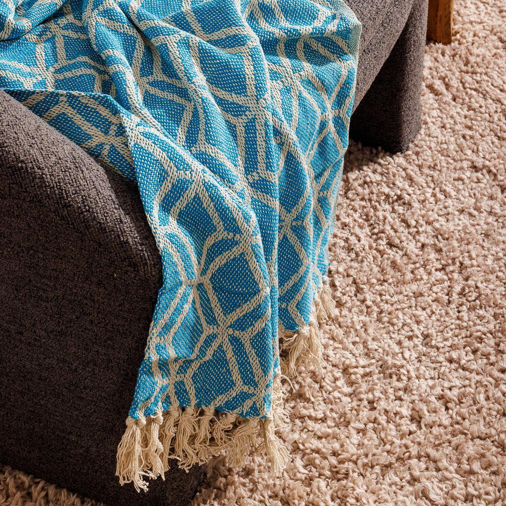 Cotton Bay Throw Lagoon-Throws