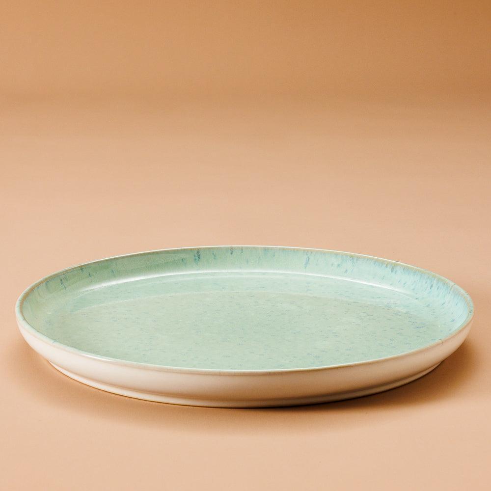 Home.Life Breeze Stoneware Dinner Plate Sea Foam-Plates
