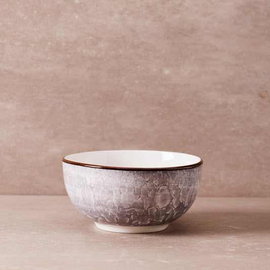 Home.Life Marbled Soup Bowl Mushroom-Bowls
