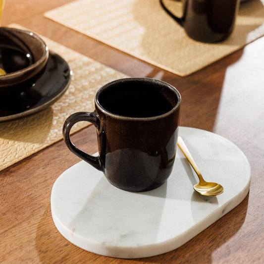 Home.Life Stoneware Mug Ebony-Mugs