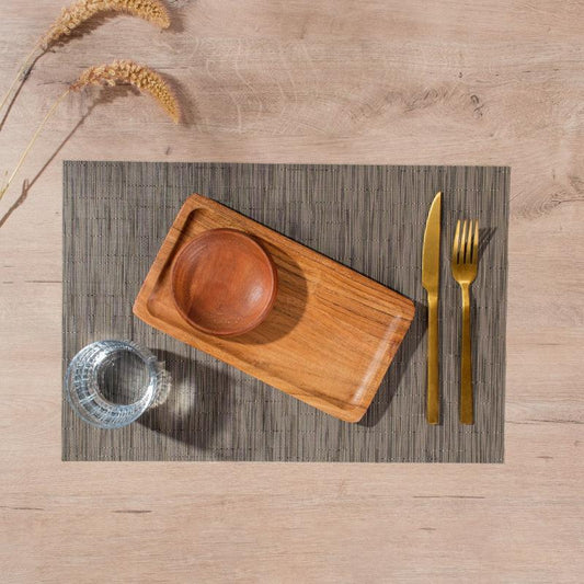 HOME.LIFE Placemat Woven 6 pack - Chocolate