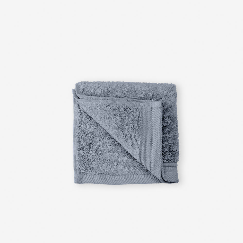 Luxury Egyptian Cotton Zero Twist Towels Ash Blue-Towels