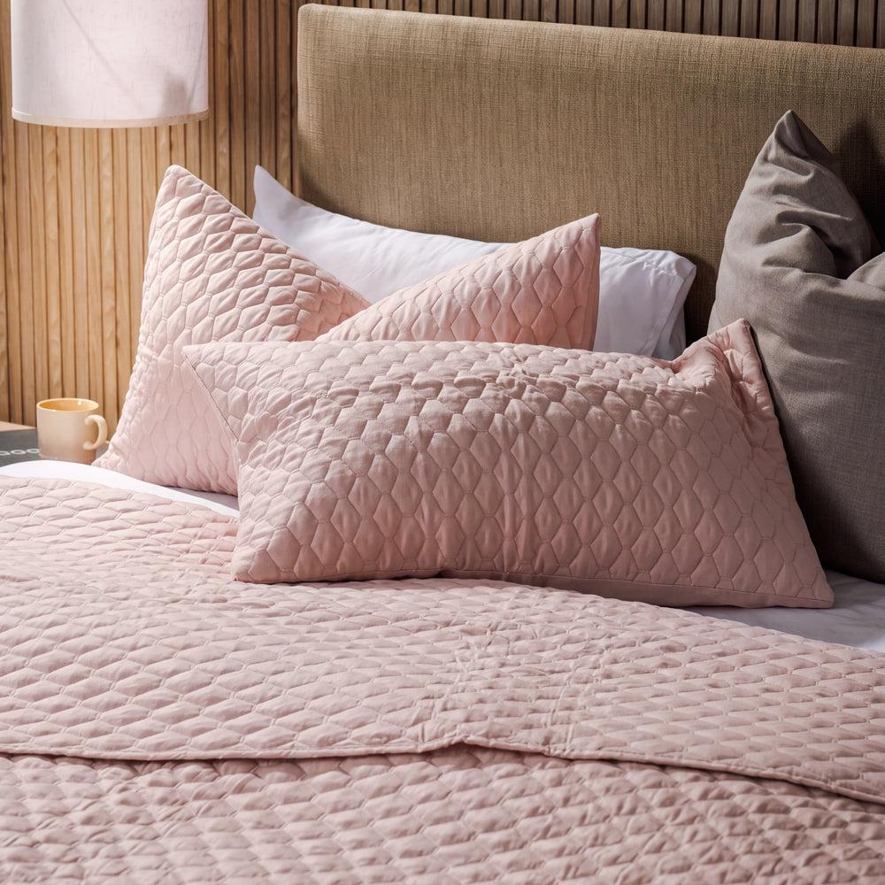 Mist Whisper Soft Premium Cotton Quilt Pink-Quilts & Comforters