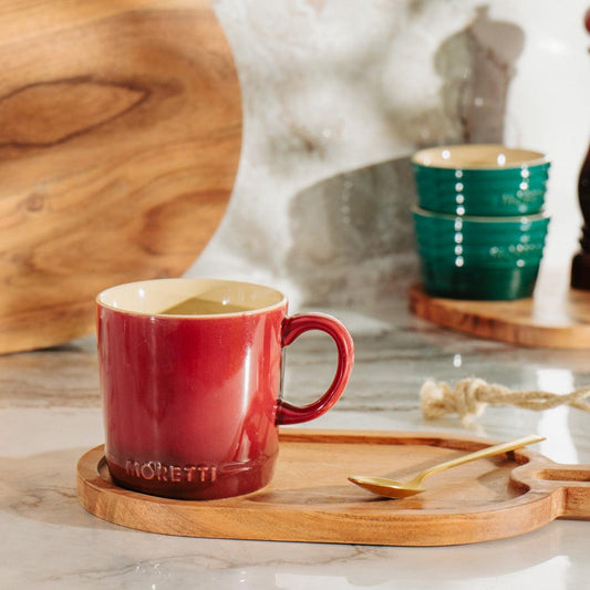 Moretti Casa Stoneware Mug Merlot-Mugs