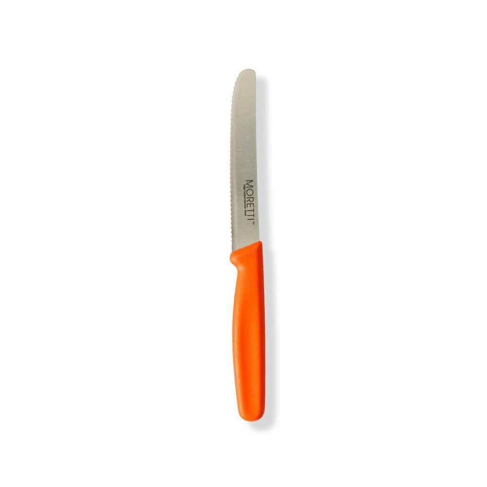 Moretti Serrated Utility Knife Orange-Knives