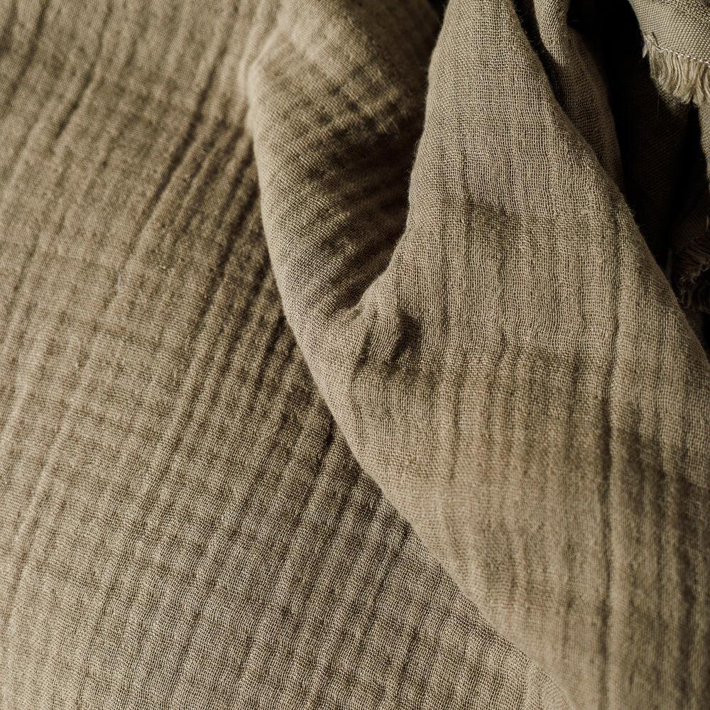 Nest Cotton Throw Hunter Green-Throws