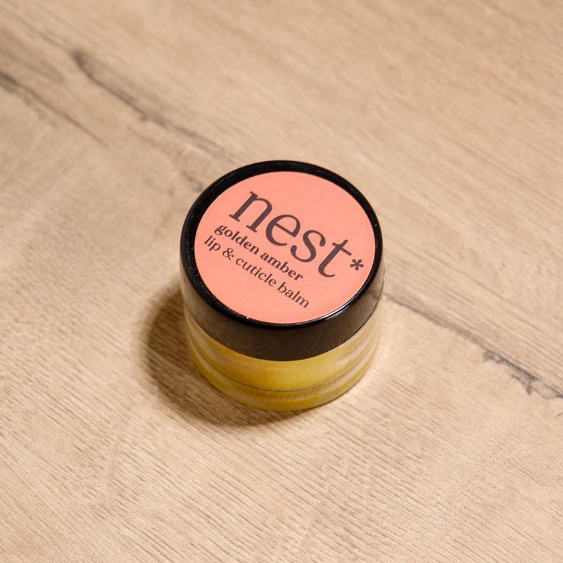 Nest Shades Golden Amber Lip & Cuticle Balm-Lip Balm