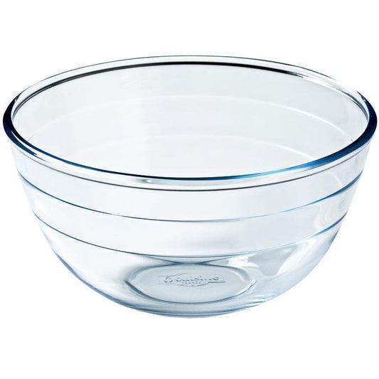 Ã”cuisineÂ® Glass Mixing Bowl Round-MIXING BOWLS