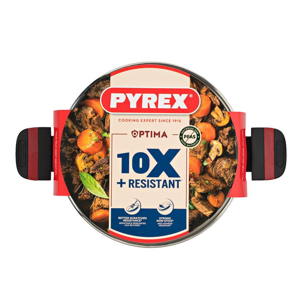 Pyrex Optima Stewpot with Lid-Pot