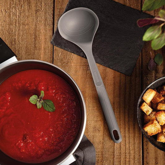 Tramontina Softta Silicone Ladle Grey-Kitchen Utensils
