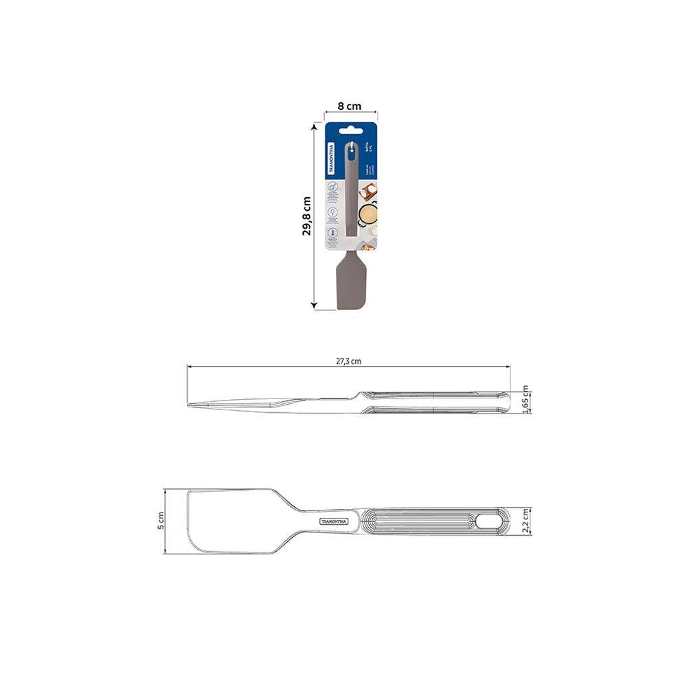 Tramontina Softta Silicone Spatula Grey-Kitchen Utensils