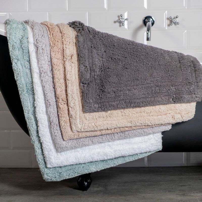Whisper Soft Luxury Cotton Rug - Taupe-BATH MAT
