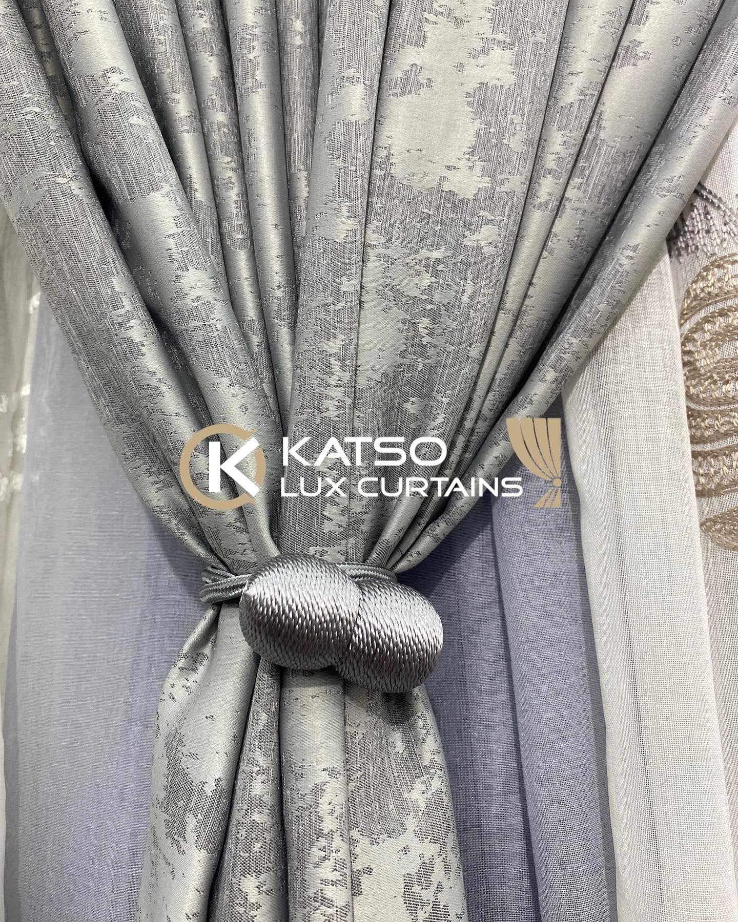 Grey Front Curtain